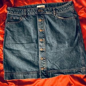 Denim Jean Skirt.